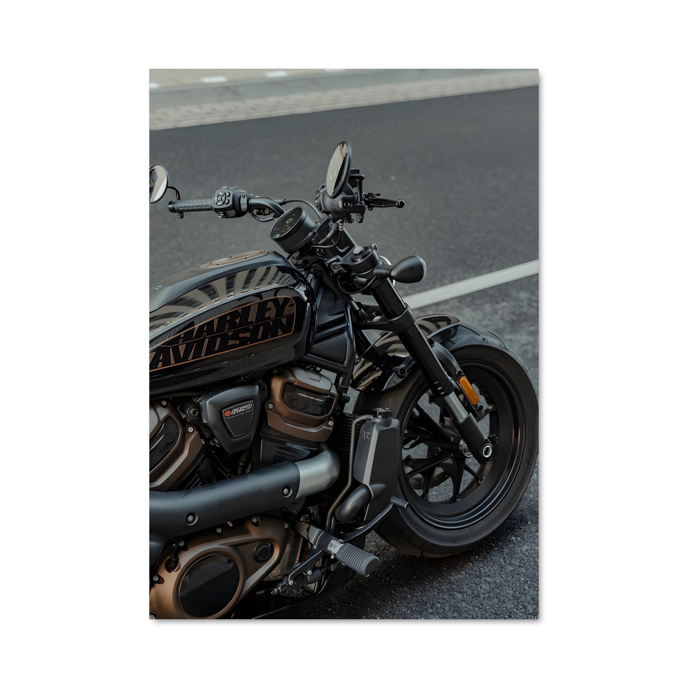 Poster S Sportster en mouvement